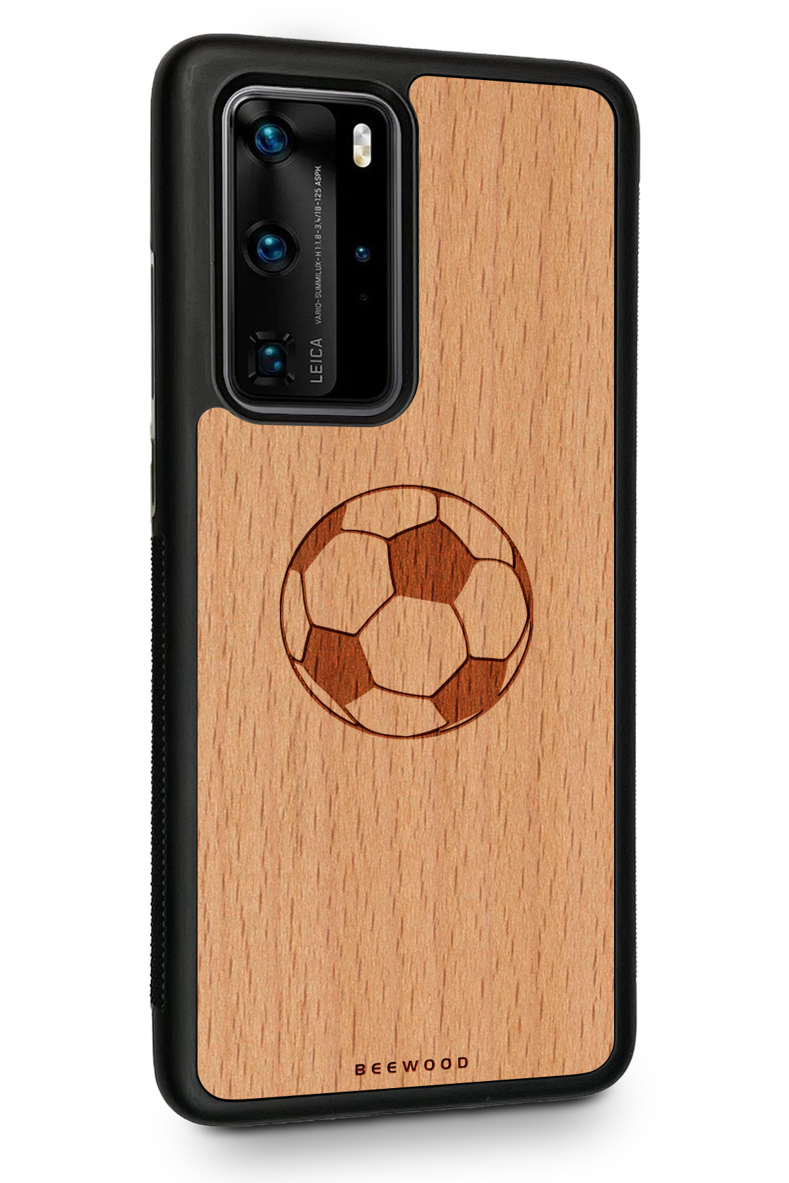Drevený kryt Huawei - BeeWood FOOTBALL