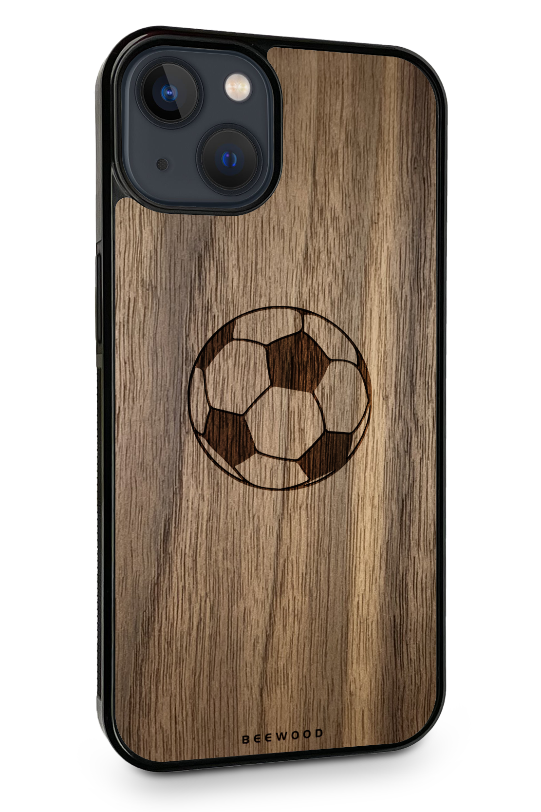 Drevený kryt iPhone - BeeWood FOOTBALL