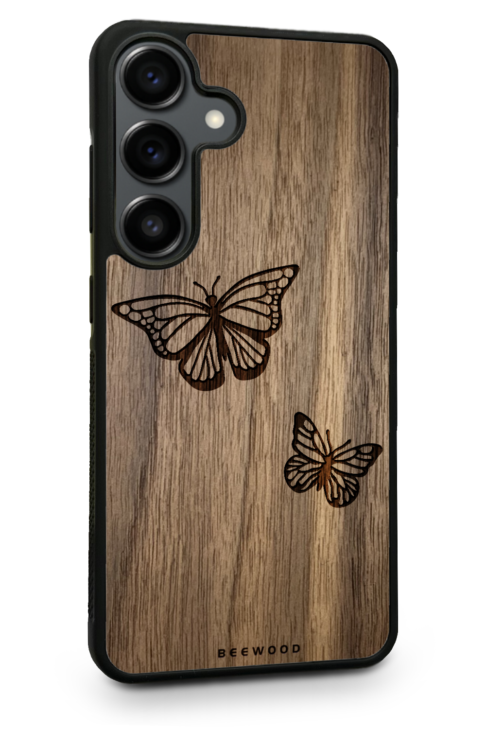 Drevený kryt Samsung - BeeWood MOTÝLE