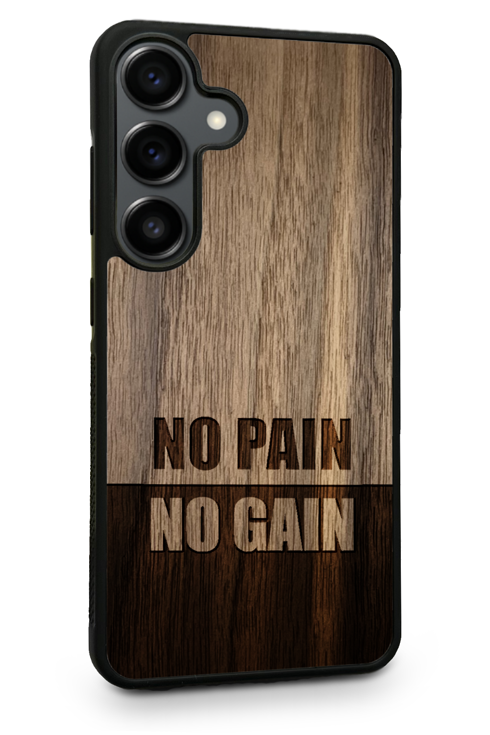 Drevený kryt Samsung - BeeWood NO PAIN NO GAIN