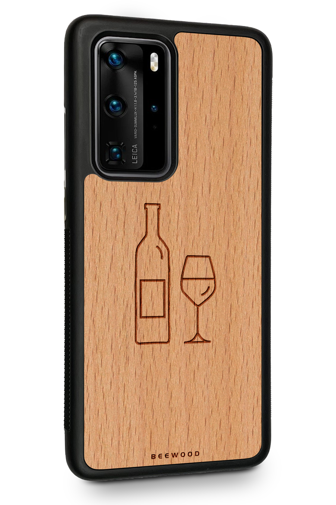 Drevený kryt Huawei - BeeWood VÍNO