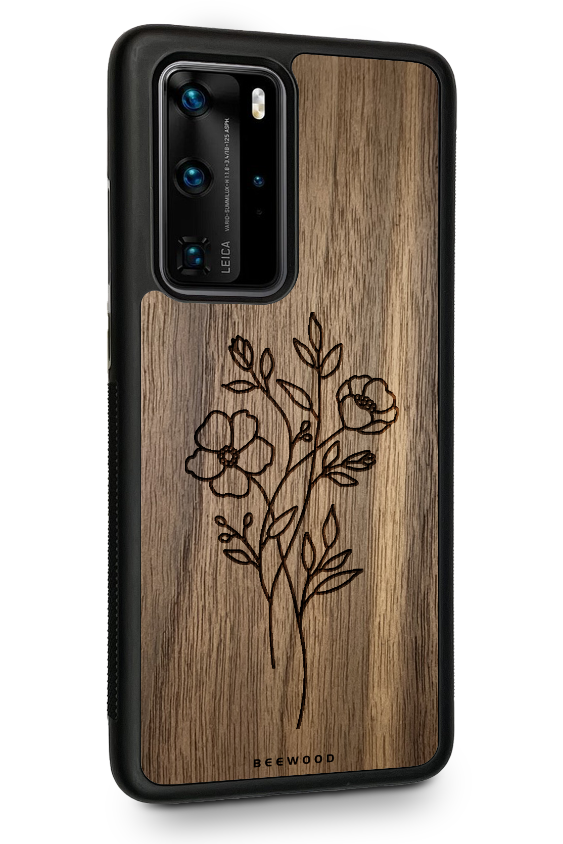 Drevený kryt Huawei - BeeWood KVETY