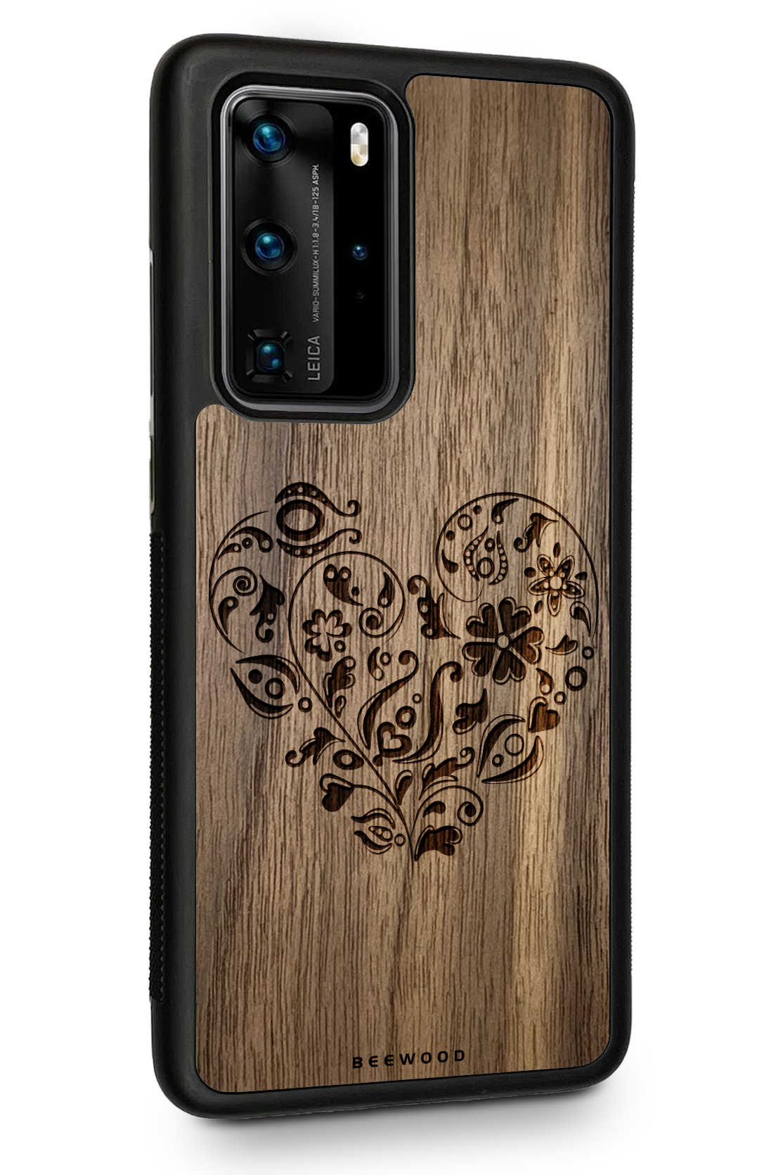 Drevený kryt Huawei - BeeWood ĽUDOVÝ MOTÍV No. 1