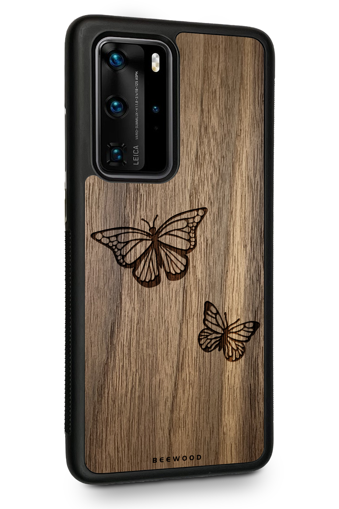 Drevený kryt Huawei - BeeWood MOTÝLE