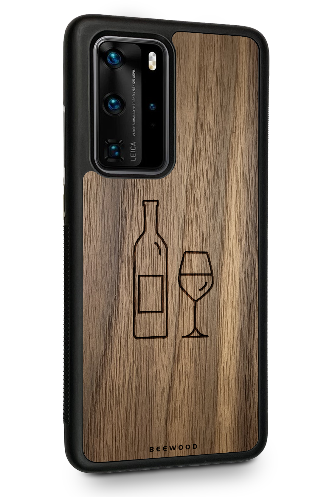 Drevený kryt Huawei - BeeWood VÍNO