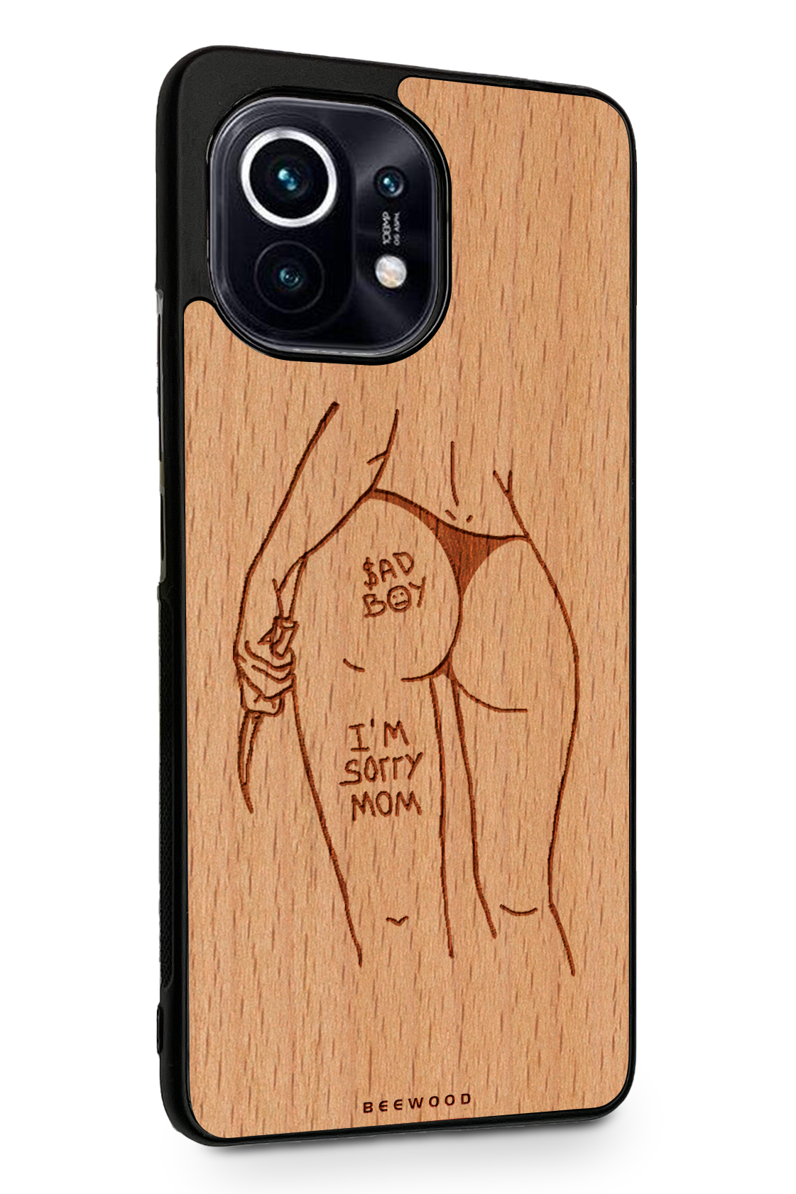 Drevený kryt Xiaomi - BeeWood BAD GIRL