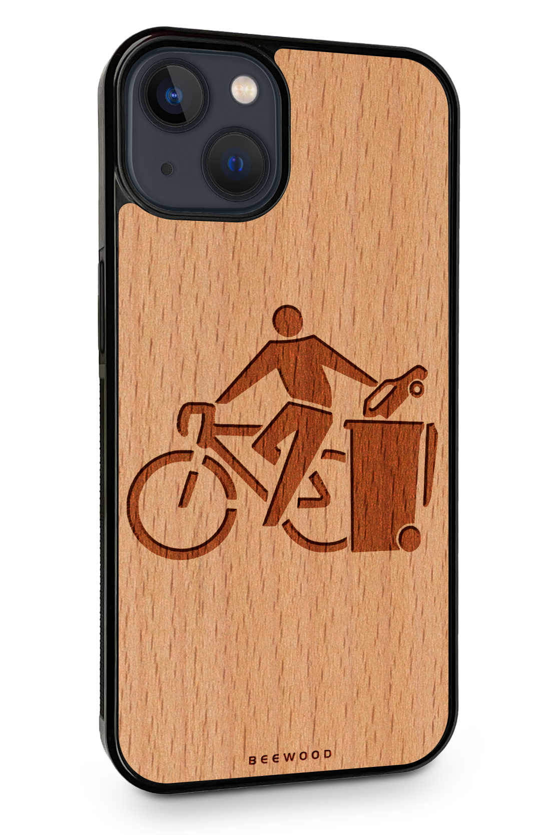 Drevený kryt iPhone - BeeWood GO GREEN