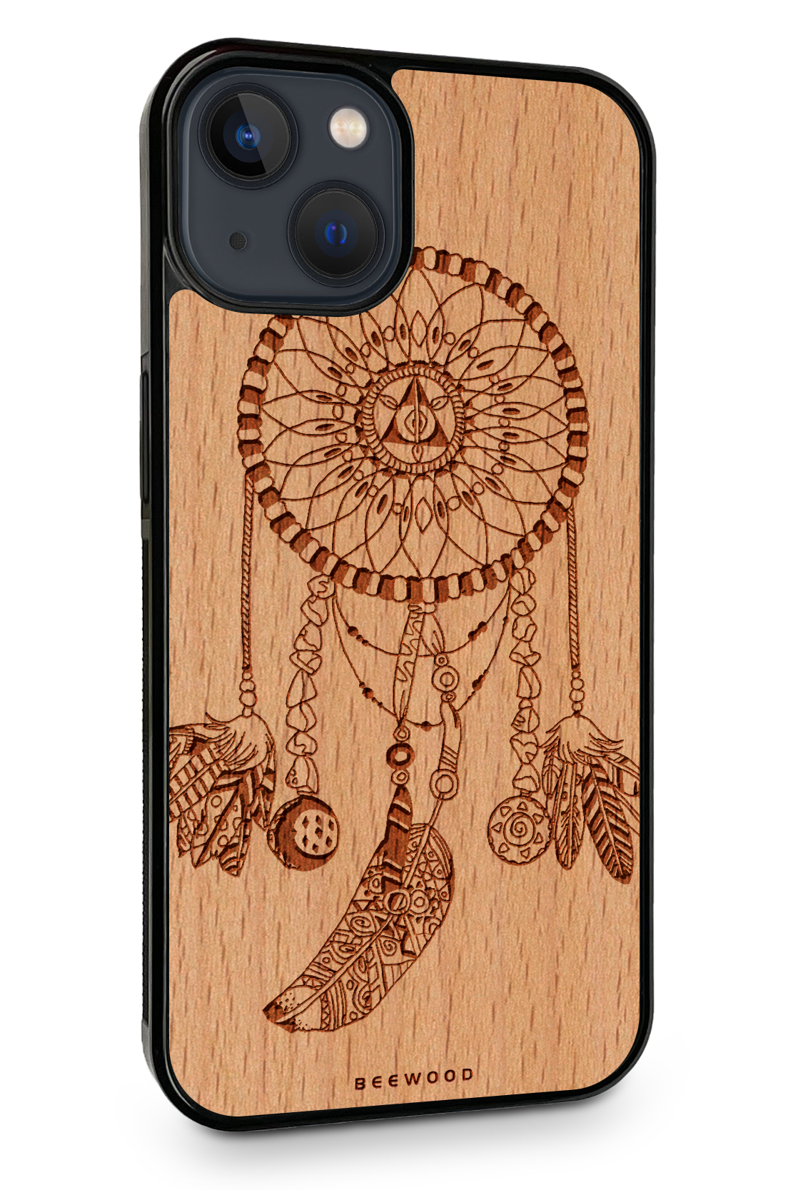 Drevený kryt iPhone - BeeWood LAPAČ SNOV