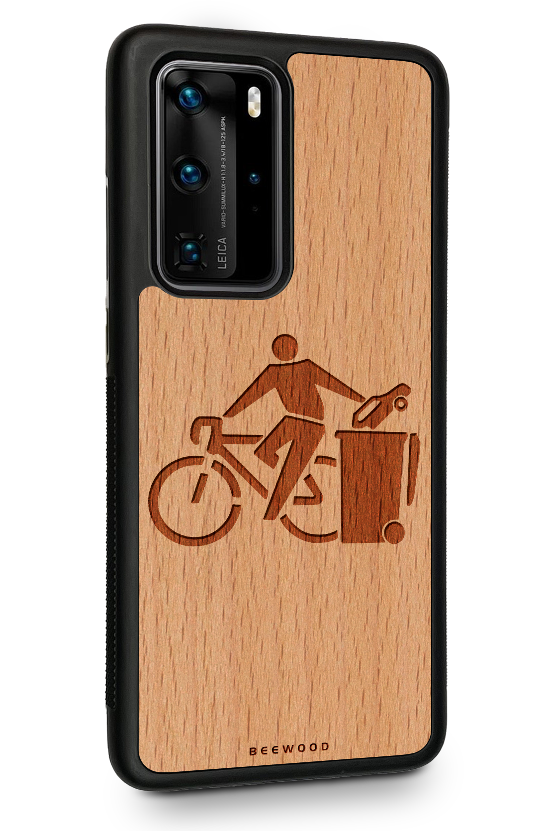 Drevený kryt Huawei - BeeWood GO GREEN