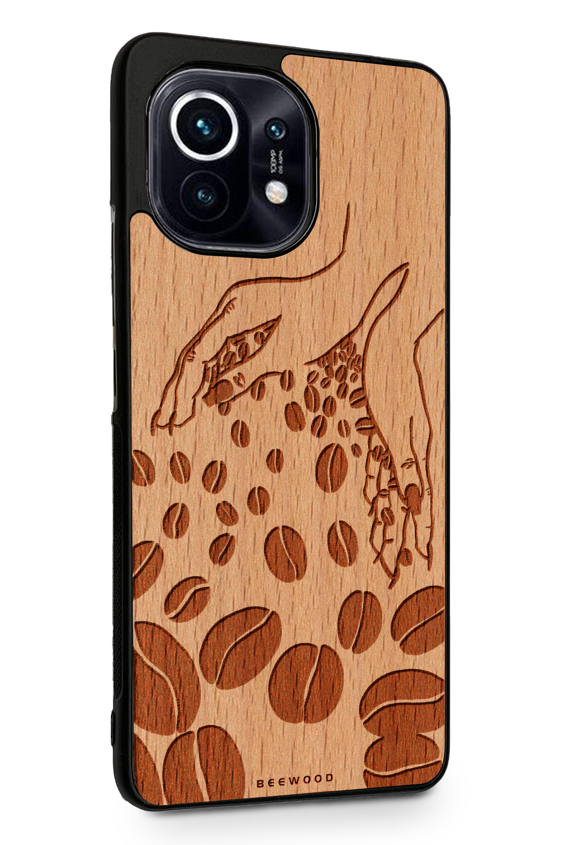 Drevený kryt Xiaomi - BeeWood KÁVOVÉ ZRNÁ