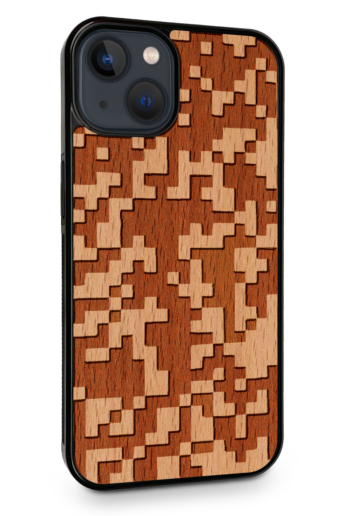 Drevený kryt iPhone - BeeWood PIXELS