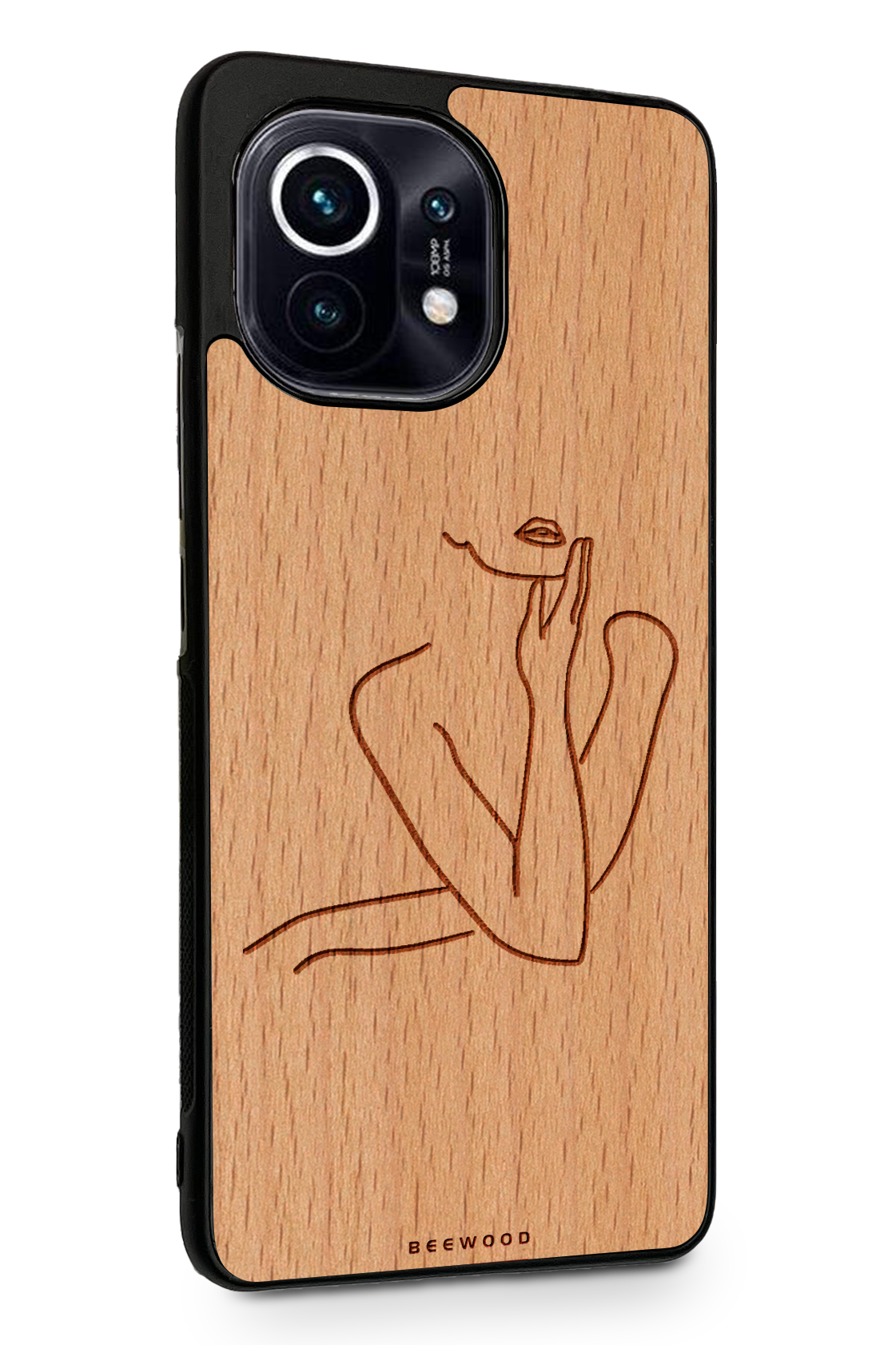 Drevený kryt Xiaomi - BeeWood LADY SILUETA