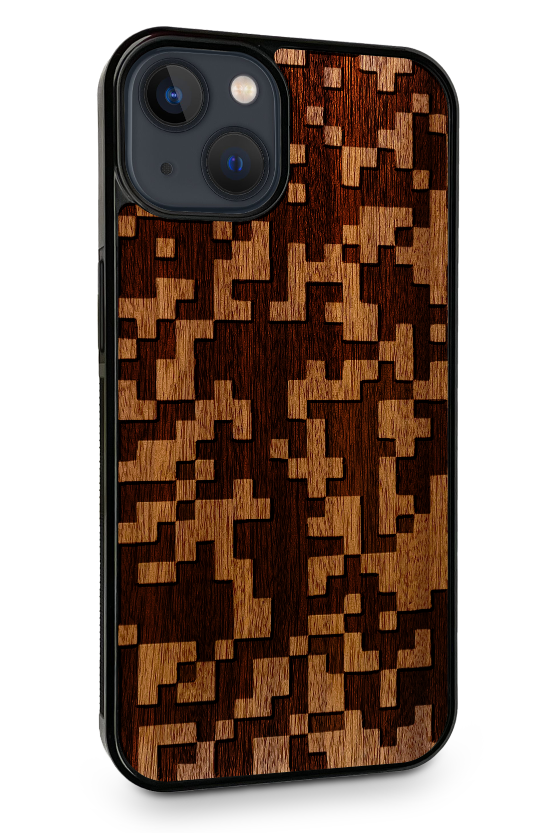Drevený kryt iPhone - BeeWood PIXELS