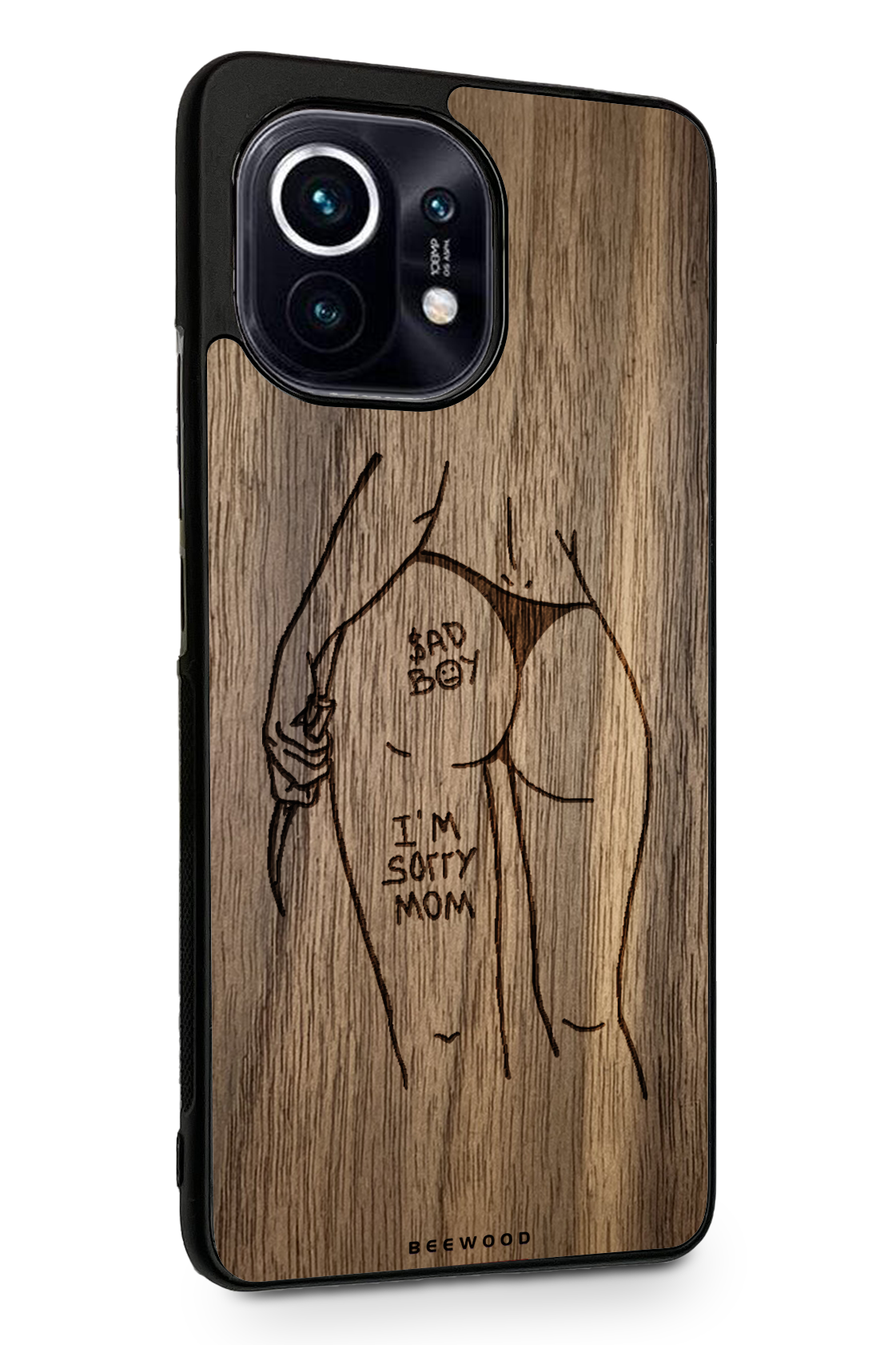 Drevený kryt Xiaomi - BeeWood BAD GIRL