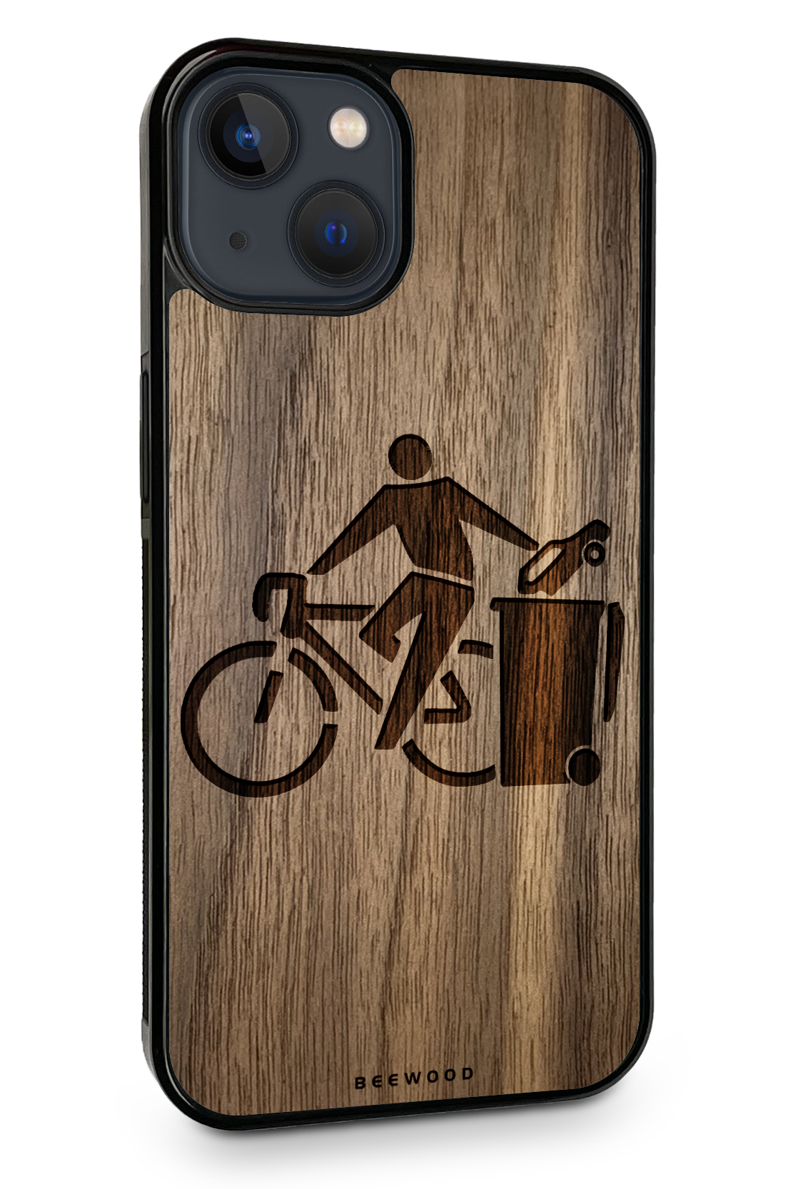 Drevený kryt iPhone - BeeWood GO GREEN