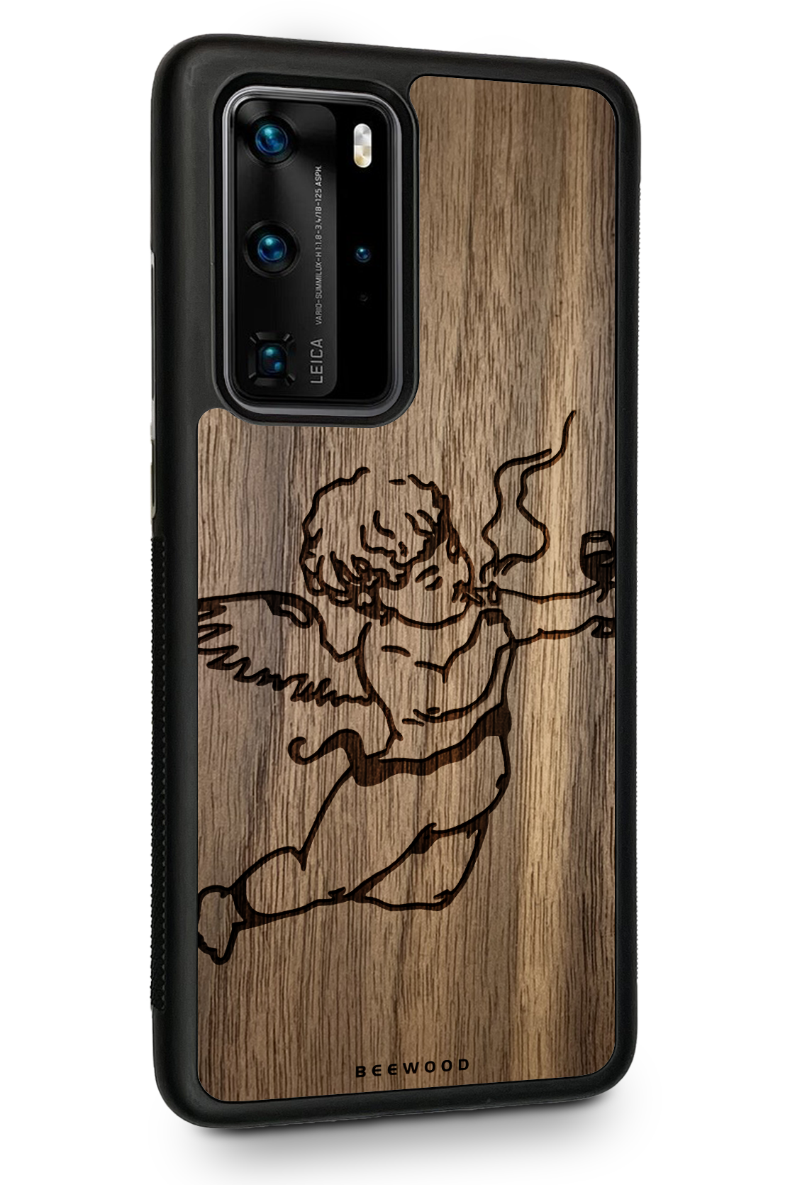 Drevený kryt Huawei - BeeWood DRUNK ANGEL