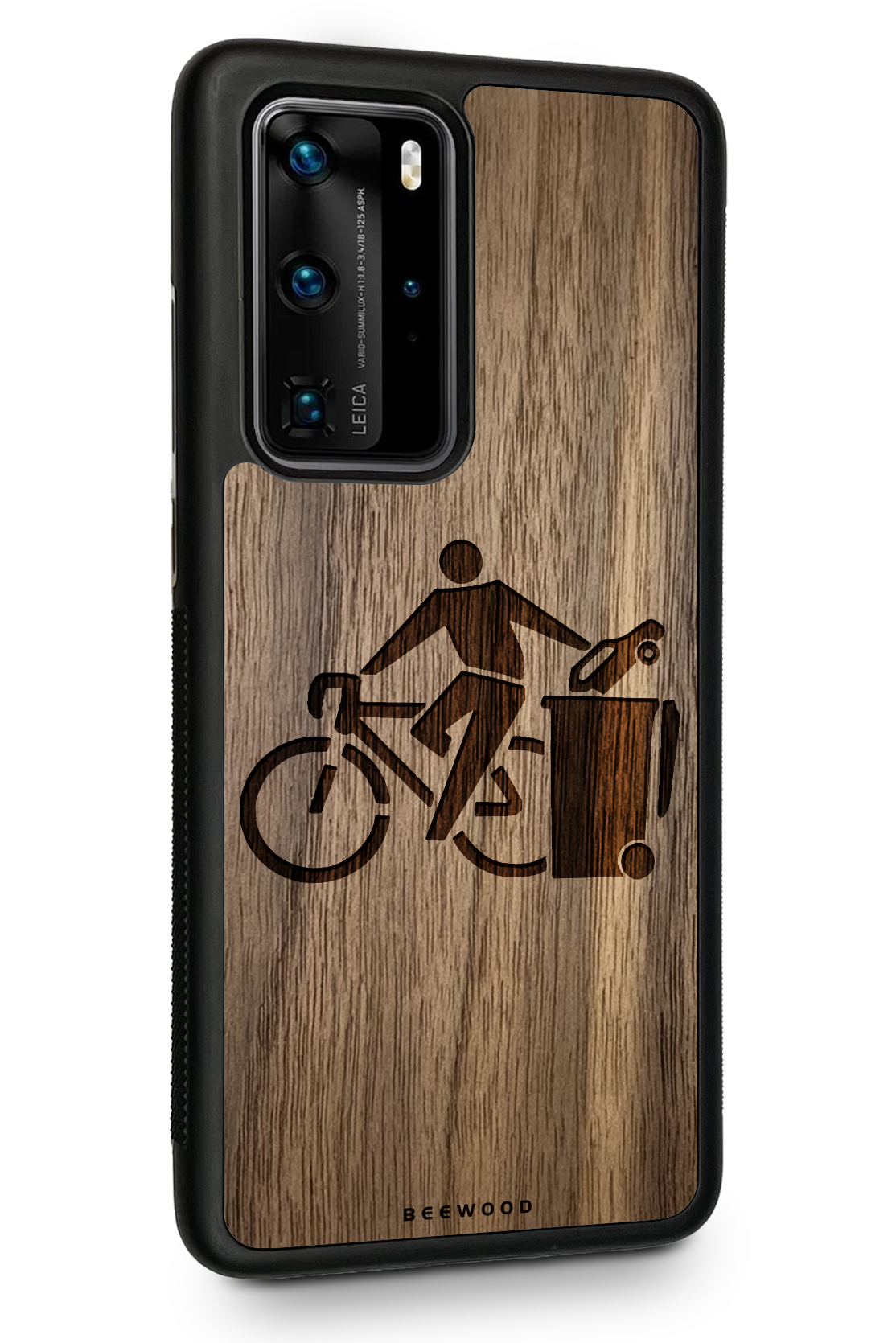 Drevený kryt Huawei - BeeWood GO GREEN
