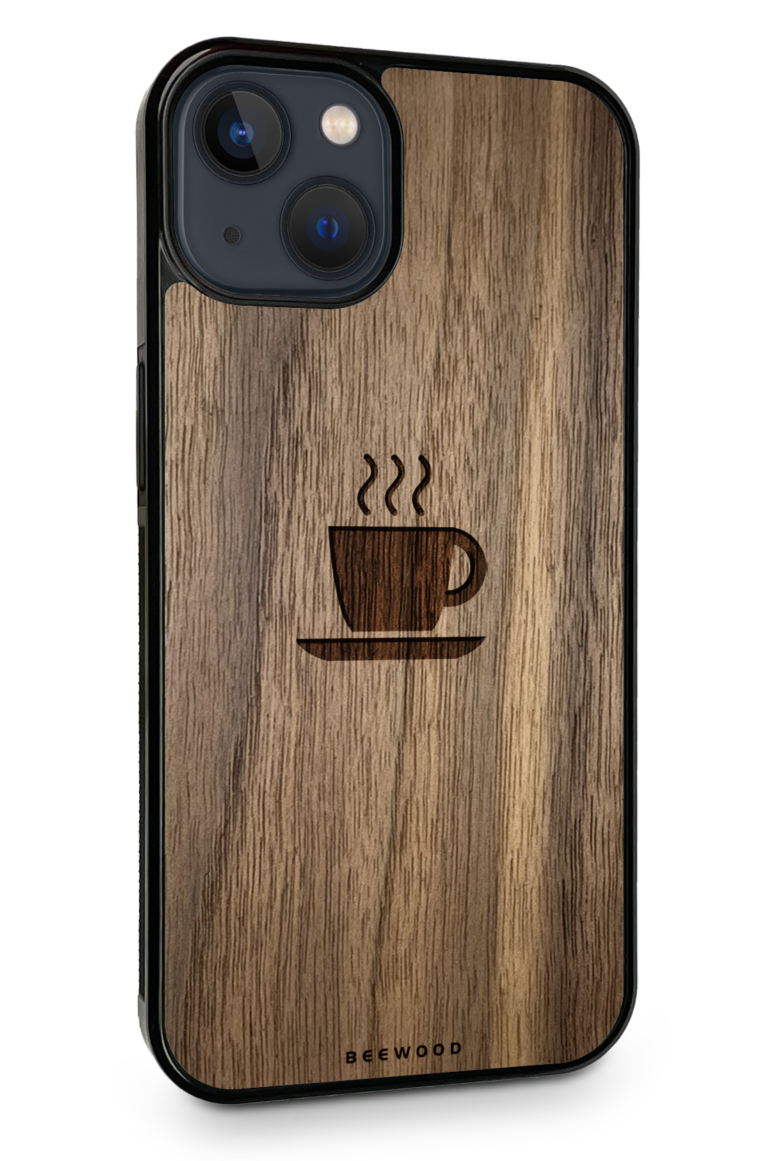 Drevený kryt iPhone - BeeWood KÁVA
