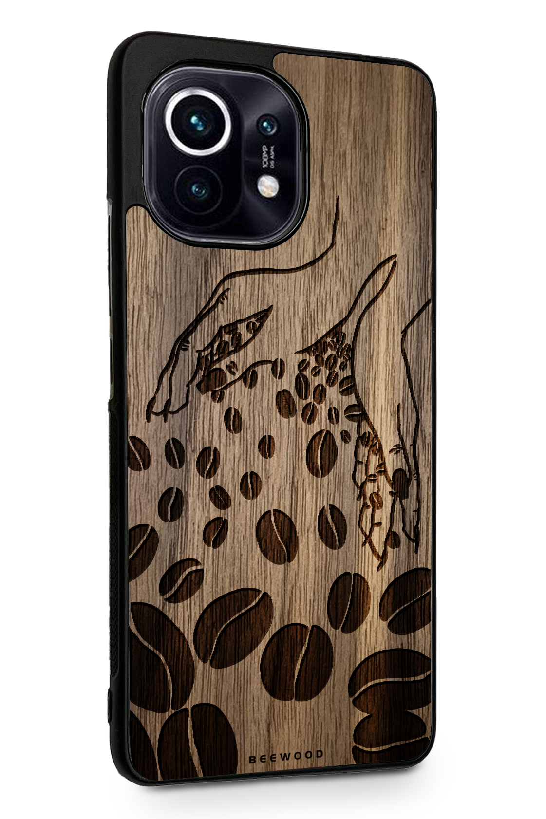 Drevený kryt Xiaomi - BeeWood KÁVOVÉ ZRNÁ