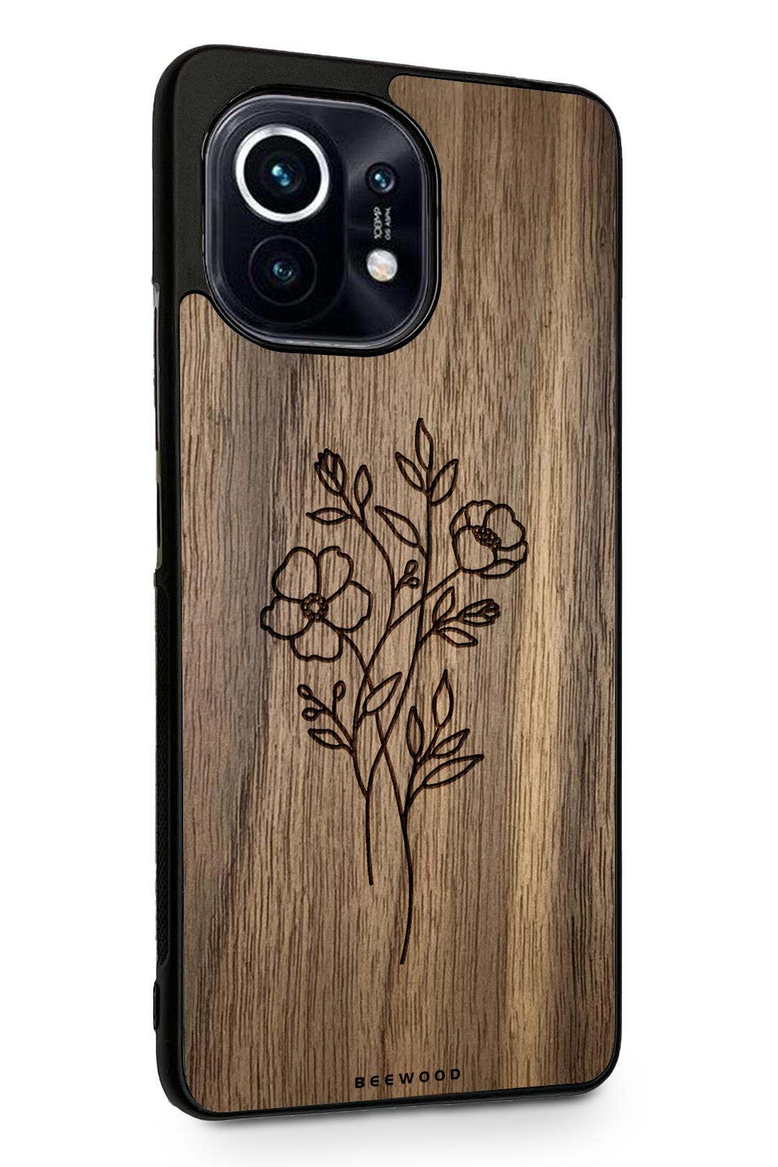Drevený kryt Xiaomi - BeeWood KVETY