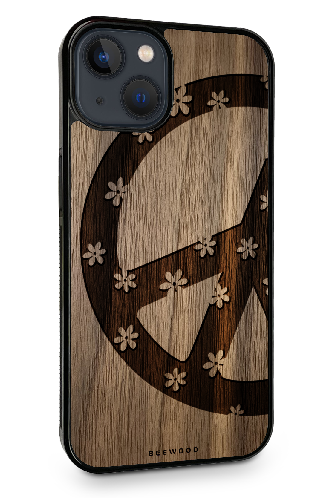 Drevený kryt iPhone - BeeWood PEACE