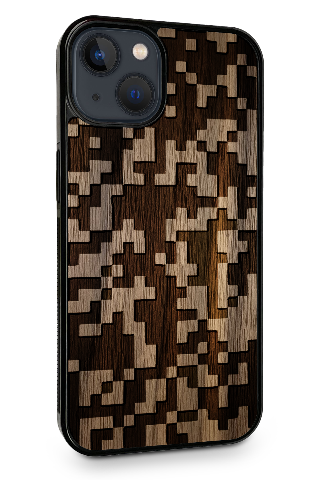 Drevený kryt iPhone - BeeWood PIXELS