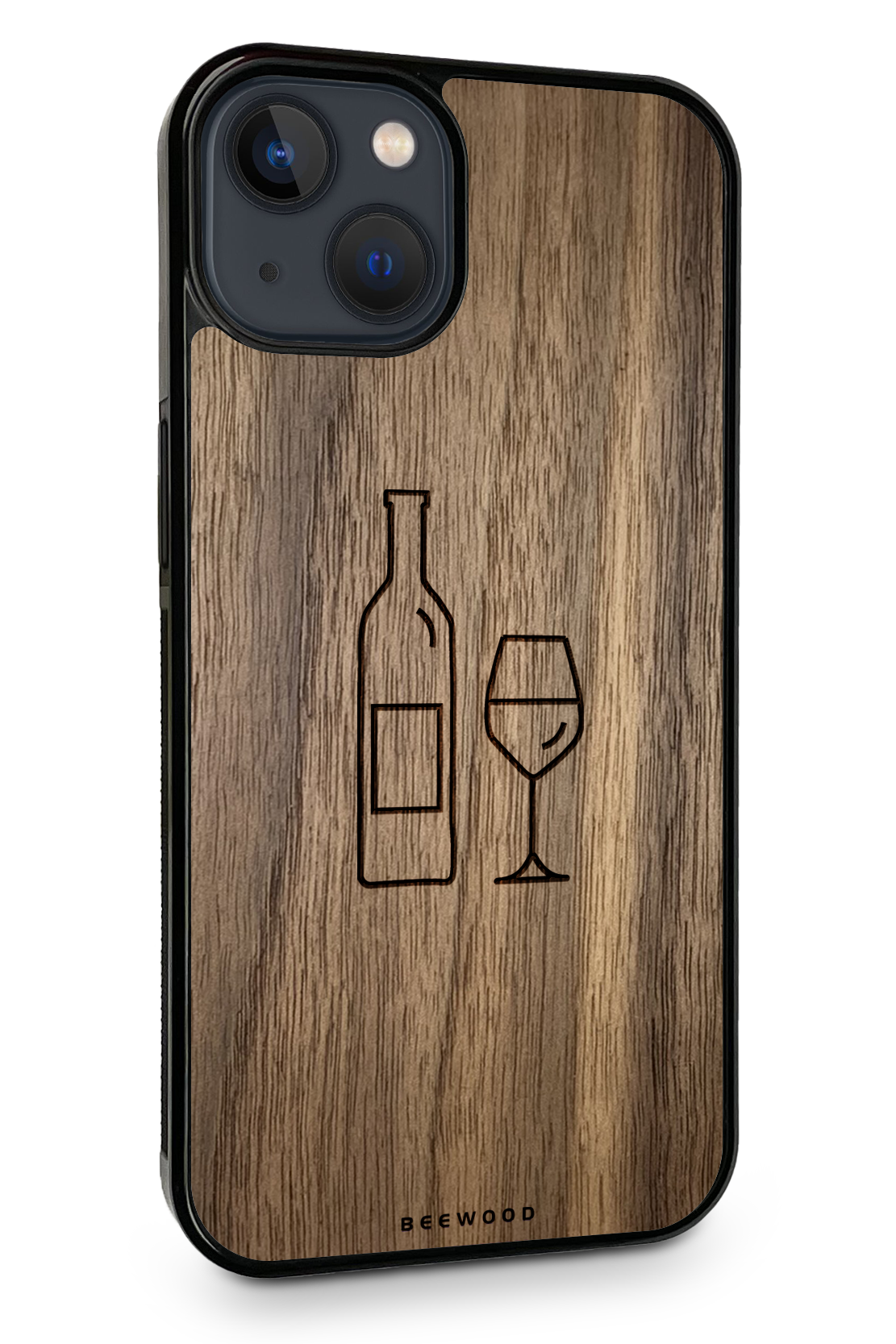 Drevený kryt iPhone - BeeWood VÍNO