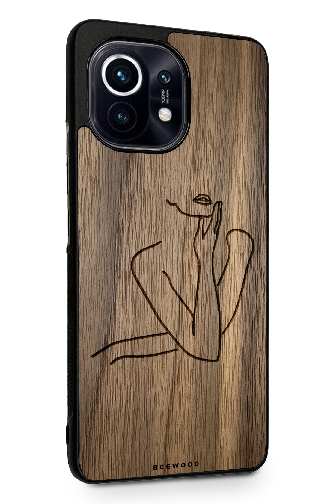 Drevený kryt Xiaomi - BeeWood LADY SILUETA