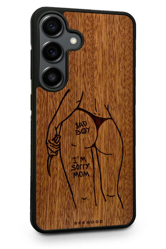 Drevený kryt Samsung - BeeWood BAD GIRL