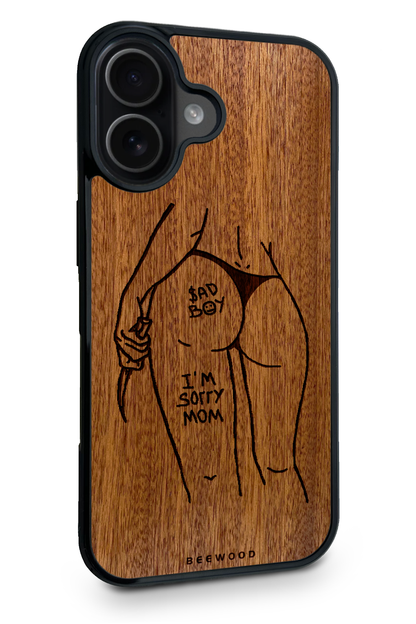 Drevený kryt iPhone - BeeWood BAD GIRL