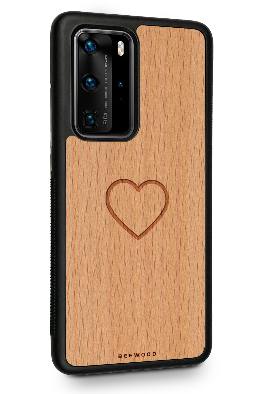 Drevený kryt Huawei - BeeWood SRDCE