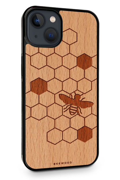 Drevený kryt iPhone - BeeWood VČELA