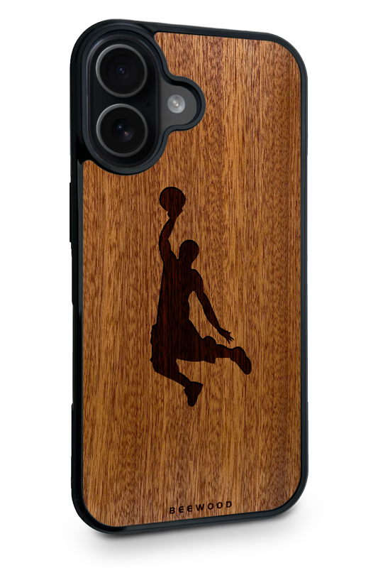Drevený kryt iPhone - BeeWood BASKETBALL