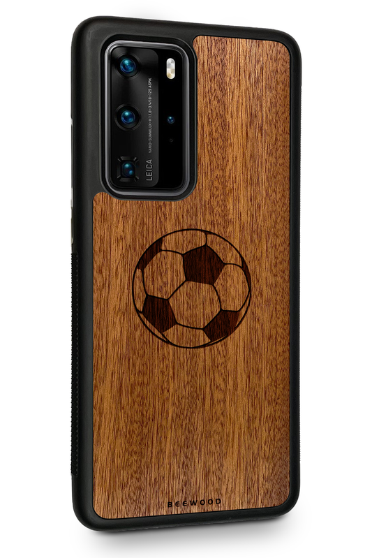 Drevený kryt Huawei - BeeWood FOOTBALL