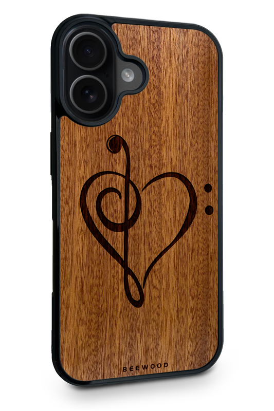 Drevený kryt iPhone - BeeWood HUSĽOVÝ KĽÚČ