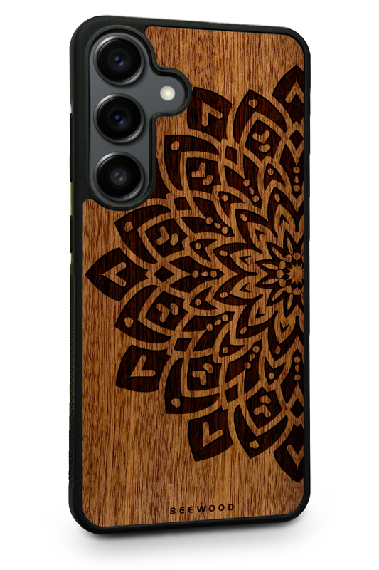 Drevený kryt Samsung - BeeWood MANDALA