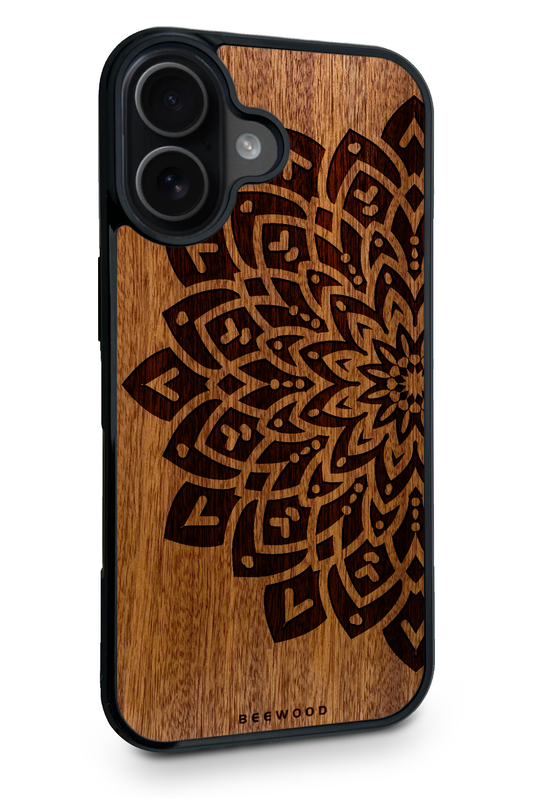 Drevený kryt iPhone - BeeWood MANDALA