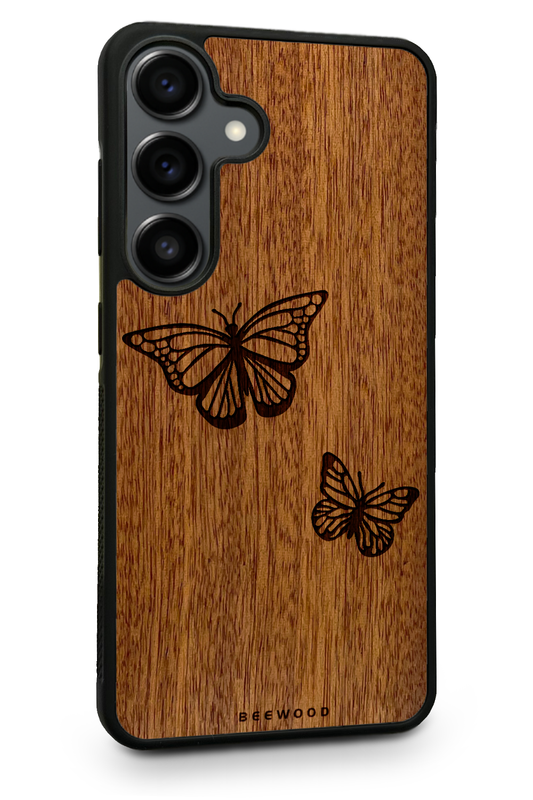Drevený kryt Samsung - BeeWood MOTÝLE