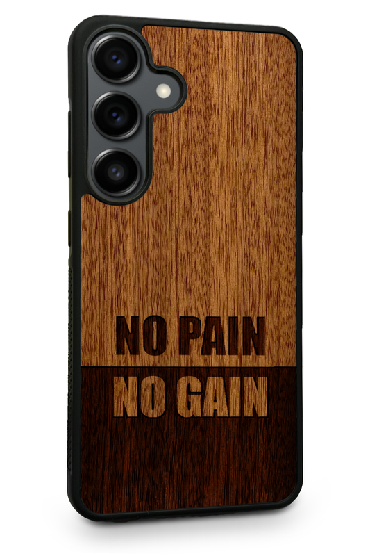 Drevený kryt Samsung - BeeWood NO PAIN NO GAIN