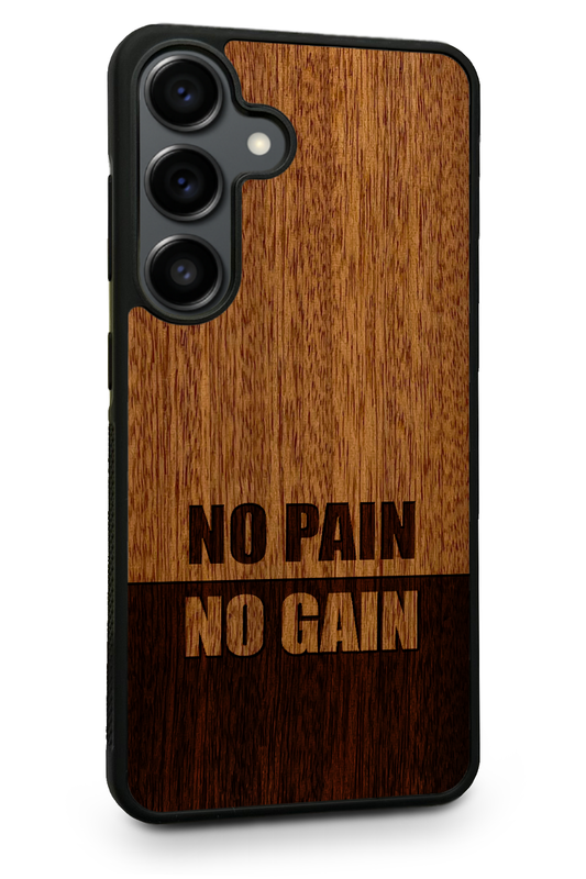Drevený kryt Samsung - BeeWood NO PAIN NO GAIN