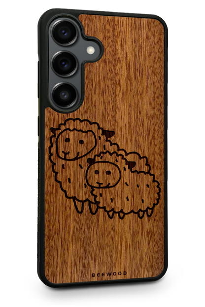 Drevený kryt Samsung - BeeWood SHEEP