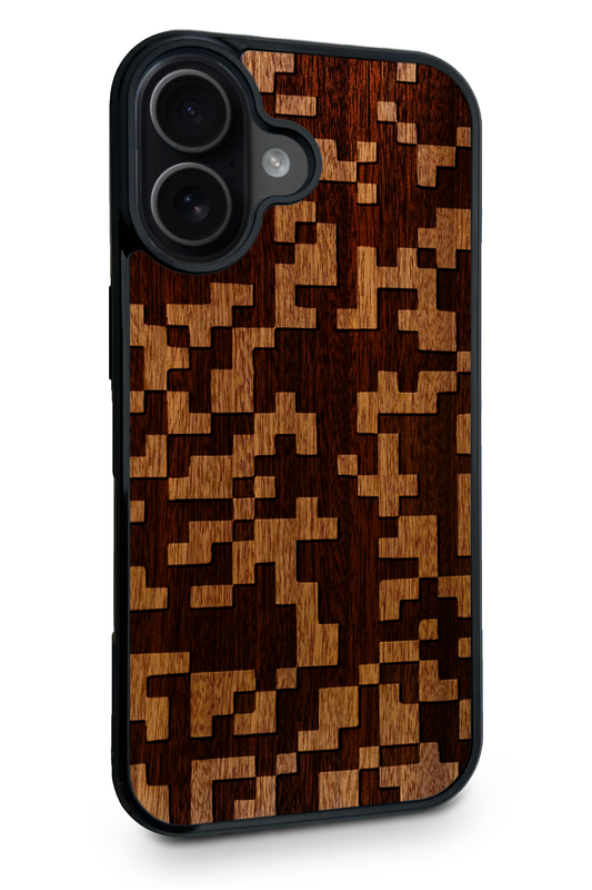 Drevený kryt iPhone - BeeWood PIXELS