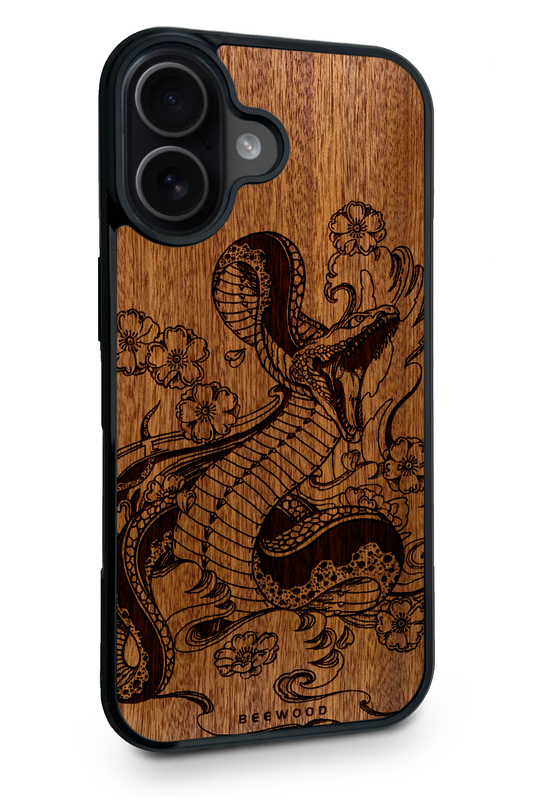 Drevený kryt iPhone - BeeWood SNAKE