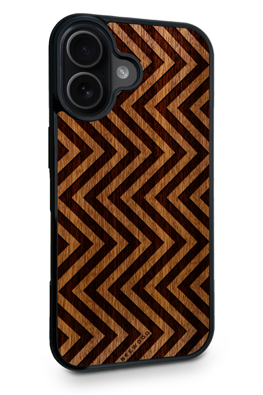 Drevený kryt iPhone - BeeWood STRIPES