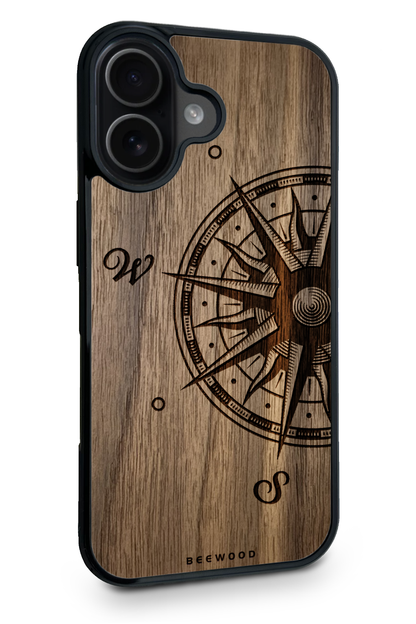 Drevený kryt iPhone - BeeWood COMPASS