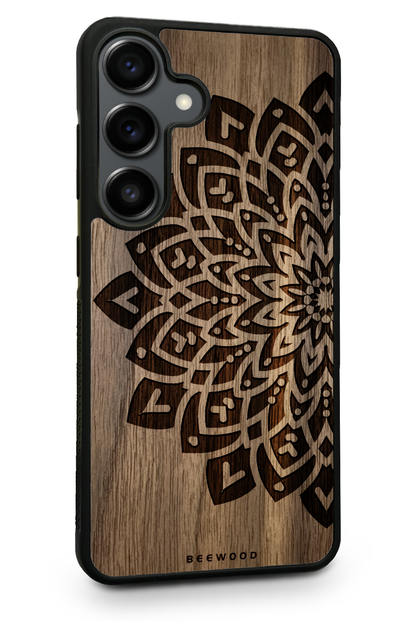 Drevený kryt Samsung - BeeWood MANDALA