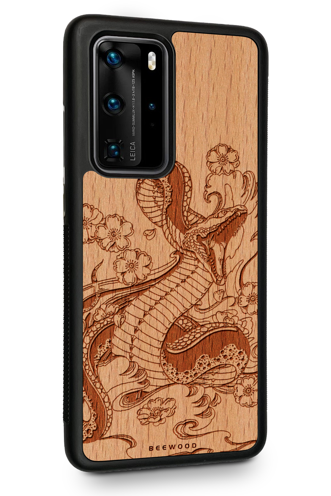 Drevený kryt Huawei - BeeWood SNAKE