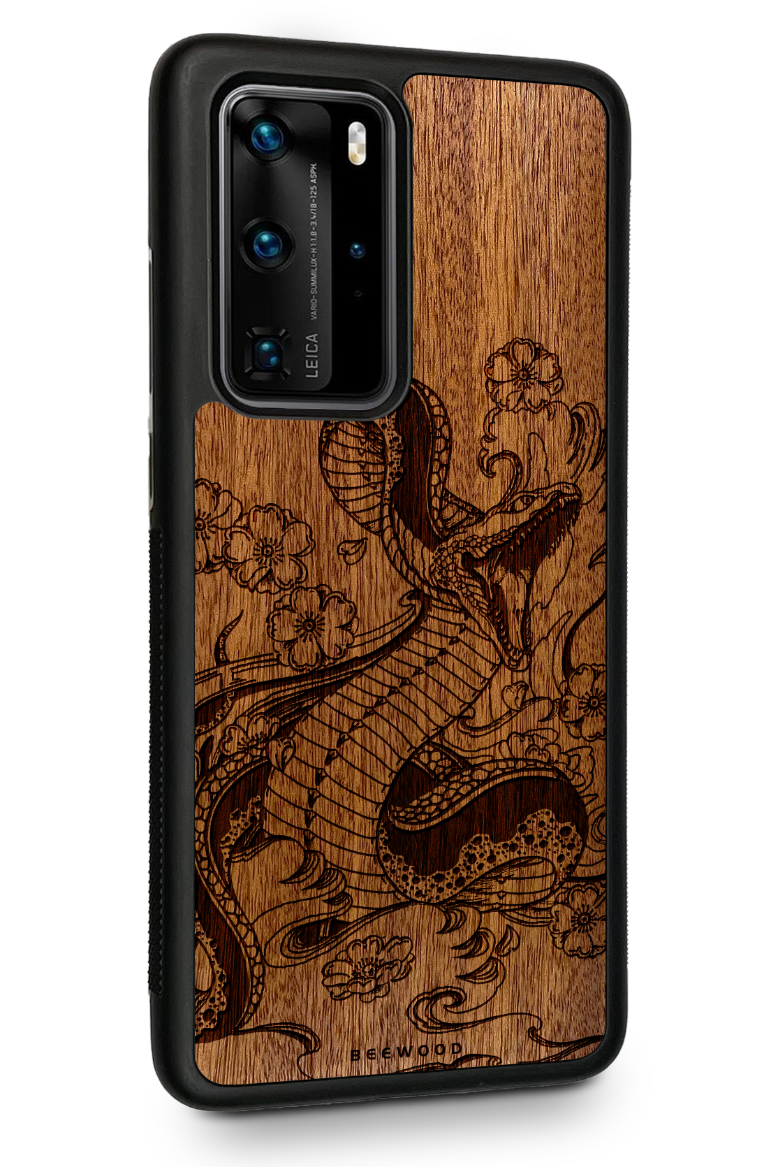 Drevený kryt Huawei - BeeWood SNAKE