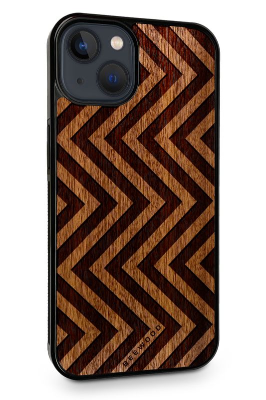 Drevený kryt iPhone - BeeWood STRIPES