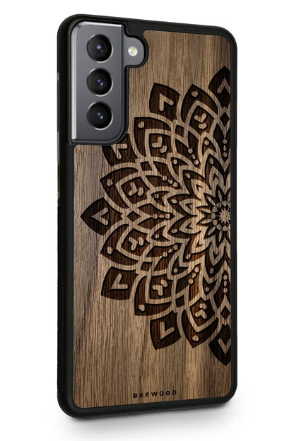 Drevený kryt Samsung - BeeWood MANDALA